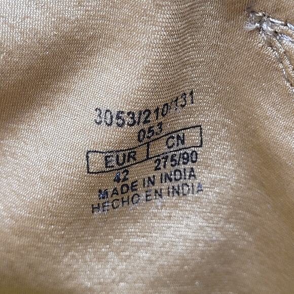 Zara Boots Women EU42 US11 Tan Suede Western Embroidered Cowgirl Rodeo Tall NEW - Picture 14 of 16